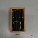 Gel Ink Rollerball Stylus Pen - 18 Pack,0.38mm Gel Pen Extra Fine Point,2 in 1 Capacitive Stylus Pen,Black Ink,Writing Smoothly for Office,Business,Gift,Metal Gold Clip,Kaka Rabbit