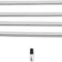 ECOTRIC Chrome Body Side Molding Trim Mouldings Compatible with 2019-2021 Dodge Ram 1500 Crew Cab New Body Style