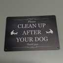A5 Please Clean Up After Your Dog Sign - 3mm Aluminium Composite, UV Printed, 8" x 6" - Ideal for Parks, Gardens, Outdoor Use