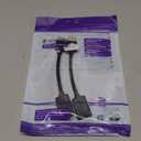 VCE 2-Pack HDMI Male to Female Swivel Adapter HDMI Extension Gold Plated Converter for Google Chrome Cast, Roku Streaming Stick