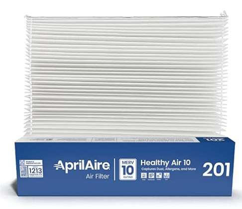 AprilAire 201 Replacement Furnace Filter for AprilAire or Space-Gard 2200 or 2250 Whole-House Air Purifiers - MERV 10, 20x25x6 Air Filter (Pack of 1)