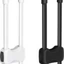 Baby Proofing Cabinets,Cabinet Locks for Babies,2 Pack U-Shaped Child Locks for Cabinets, Child Proof Cabinet Latches,Child Safety Cabinet Locks with Adjustable by SPISPI (1 White,1 Black)