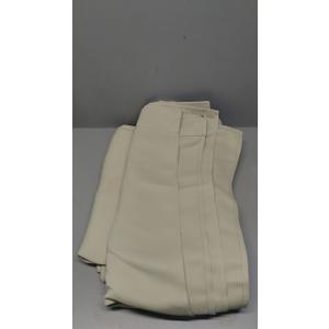 Cream Beige Curtains 84 Inch Length 2 Panels Set for Living Room Bedroom Privacy Polyester Textured Farmhouse Faux Linen Look Ivory Semi Sheer Grommet Top Light Filtering Window Drapes, W64xL84
