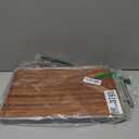 Titanium Cutting Boards For Kitchen,Ebony Wood Cutting Board,Double Sided Metal Chopping Board With Handle And Juice Groove, Idea Kitchen Appliances For Meat And Charcuterie