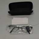 Photochromic Progressive Multifocus Reading Glasses UV Protection Anti Blue Light Transition Eyeglasses for Men Women (3.5, Black)