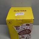 SUSTEAS Electric Kettle - 57oz Hot Tea Kettle Water Boiler with Thermometer, 1500W Fast Heating Stainless Steel Tea Pot, Cordless with LED Indicator, Auto Shut-Off & Boil Dry Protection, Retro Yellow