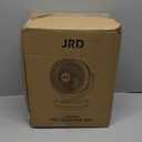 JRD Fans for Bedroom, 90 Oscillating Air Circulator Fan, 13 Inch Quiet Table Fan with Remote, 120 Adjustable Tilt, 3 Speeds, 7H Timer, Powerful Desk Fan for Whole Room Home Office Living Room (Black)