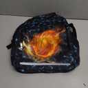 LEDAOU Kids Preschool Backpack Girls Kindergarten BookBag Elementary Waterproof Galaxy School Bag 7 Pockets with Chest Strap(Basketball)