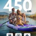 SLOOSH Inflatable Stand Up Paddle Board, 10'6" Paddle Boards with Premium Accessories, Non-Slip EVA Deck, Ultra-Light Carry Bag Pump, Ripple SUP for Youth & Adults of All Skill Levels