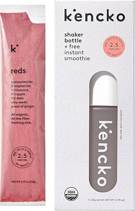 Kencko Instant Smoothie Shaker Bottle Grey