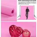 2 x 5x7ft Photography Studio Non-Woven Backdrop Millennium Pink Backdrop Solid Color Backdrop Simple Background