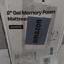 Linenspa Memory Foam Mattress Topper, Queen Size - 2 Inch Gel Infused Memory Foam - Plush Feel - Cooling and Pressure Relieving - CertiPUR Certified