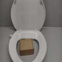 Elongated Bidet Toilet Seat with Quiet-Close, Non-Electric Bidet Mode with Dual Nozzles, Fit Elongated Toilet Seat, Adjustable Water Pressure with Brass inlet (Elongated)