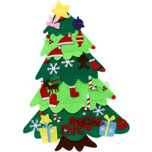 Ciieeo 1pc Christmas Tree Kit for Boy Girl Creative Handmade Table Decor Accessories Lights Educational Ornament for Fun Skill Development for Holiday Crafting