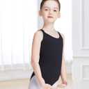 Daydance Toddler Kids Girls Camisole Leotards for Ballet, Double Breast Dance Bodysuit (10-11 Years)