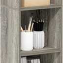 Furinno PASIR Book Shelf, 5-Tier Modern Bookshelf, Open Shelves Bookcase 9 x 12 x 52, Easy Assembly, for Living Room, Bedroom, Home Office, French Oak