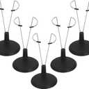 Hemobllo Adjustable Doll Stand 5-Pack Retractable Waist Figure Display Holder for 4-14 Inch Dolls Lightweight Portable Display Stand for Home Shop Party Use