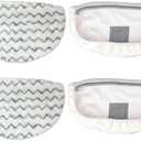 Steam Mop Pads Compatible for Bissell PowerFresh 1806 1940 1544 1440 Series, Replacement Part Model #5938#203-2633 Vacuum Cleaner Parts(W)