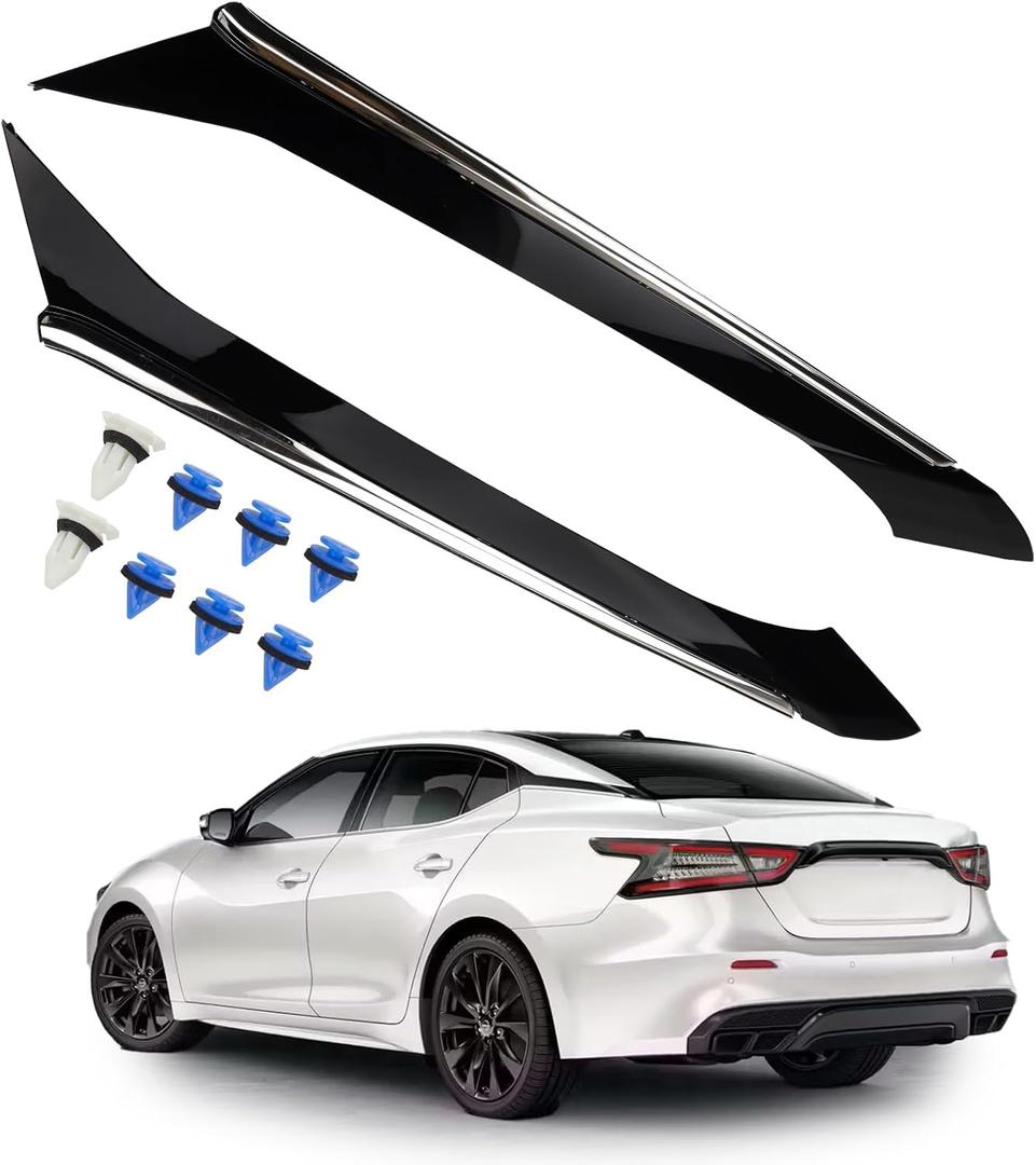 Rear Quarter Panel Molding Compatible with Nissan Maxima 2016-2021 Replace OE 78873-4RA0A 78873-9DD0A 78873-9DD0B 78873-9DJ1A Left and Right Side