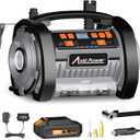 Avid Power Tire Inflator Portable Air Compressor w/ 20V 2000mAh Battery and 12V Car Adapter, for Inflation and Deflation