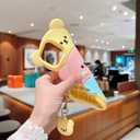 Cute Candy Bear Case for iPhone 15 Pro 6.1 inch, Soft Silicone Case for Women, Girls & Teens