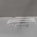 2 Pack Shower Grab Bar Stainless Steel Bathroom Grab Bars Shower Bath Handle Grab Bars for Bathtub Showers 18 Inch (White)