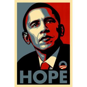 Barack Obama Poster Hope President Portrait Photo Picture Cool Wall Art Print Poster 16x24