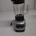 BLACK+DECKER PowerCrush Multi-Function Blender with 6-Cup Glass Jar, 4 Speed Settings, Silver