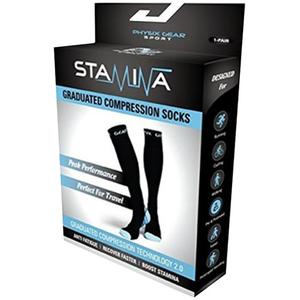 Calf Compression Socks Grey, L-XL