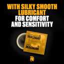 TROJAN Magnum Lubricated Large Condoms, Comfortable and Smooth Lubricated, Americas Number One Condom, 36 Count Pack