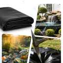 POPOSOAP Pond Liner, Mil Fish Pond EPDM Liner, U-V Resistant Preformed Garden Pond Liners for Outdoor Ponds, Koi Ponds, Garden Fountain, Waterfalls 11.5 x 13 FT 45Mil