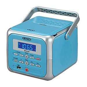 Jensen CD-660 Portable Stereo CD Player Boombox with Bluetooth | FM Radio | USB | Aux-in Headphone Jack | CD-R/ RW MP3 Playback | (Sky Blue) Jensen CD-660 Portable Stereo CD Player Boombox with Bluetooth | FM Radio | USB | Aux-in Headphone Jack | CD-R/ RW MP3 Playback | (Sky Blue)