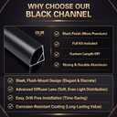 Gerrii 20 Pack 3.3ft/1m Black V-Shaped LED Strip Channel LED Corner Channel