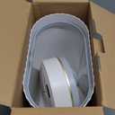 ELPHECO Bathroom Trash Can with Lid Butterfly, Motion Sensor Trash Can Bathroom Decor Automatic Garbage Can Wastebasket Bathroom Accessories, Kitchen, Living Room, Office, White Gold