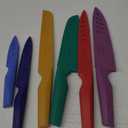 Astercook Knife Set, 12 Pcs Color-Coded Kitchen Knives Set, 6 Color Anti-Rust Coating Stainless Steel Chef Knife Sets with 6 Blade Guards Dishwasher Safe