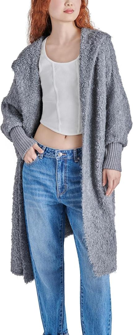 Steve Madden Women's Coat (Heather Grey, Large)