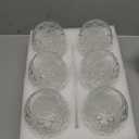 Set of 6 Pineapple Drinking Glasses, 17 Oz Clear Cocktail Glasses with Straws, Retro Relief Pineapple Cups Classic Wine Drink Glass for Cocktail, Wine, Juice, Water, Milk