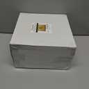 Rubtlamp 150Pcs Blue Christmas Plastic Plates, Gold Plastic Dinnerware Set For 30 Guest, Hammered Heavy Duty Plates with Gold Rim Include 30Dinner Platos, 30Salad Platos,90 Cutlery For Christmas