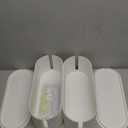 Marsui 2 Pcs White Cable Management Box Cord Hider Organizer with 46 Pcs Cable Management Kit Wire Box for Power Strips Surge Protectors Desk TV Computer Wires