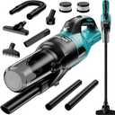 Cordless Vacuum Cleaner for Makita 18V Battery, 6 in 1 Handheld Electric Vacuum Cleaner with HEPA Filter and LED Light, 46 CFM Portable Hand Vacuum for Floor, Carpet, Car (Battery Not Included)