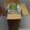 Self Inflating Sleeping Pad with Electric Pump, 4 Inch Ultra Thick Memory Foam Camping Sleeping Pad, Effortless Automatic Inflation, 9.5 R-Value Insulated Air Mattress for Car Travel, Green