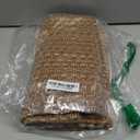 Entryway Rug,Indoor Door Mat 2x3 ft Small Area Rugs,Boho Style Braided Rug,Neutral Solid Rugs,Entrance Doormat for Front Porch,Bathroom,Kitchen,Bedroom,Tan Brown