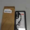 Zapica Designed for Waterproof Samsung Galaxy S24 Plus Case, Built-in Camera & Screen Protector [IP68 Waterproof] [Military Drop Proof] Full Body Protective Phone Cover for Galaxy S24+, Black/Clear