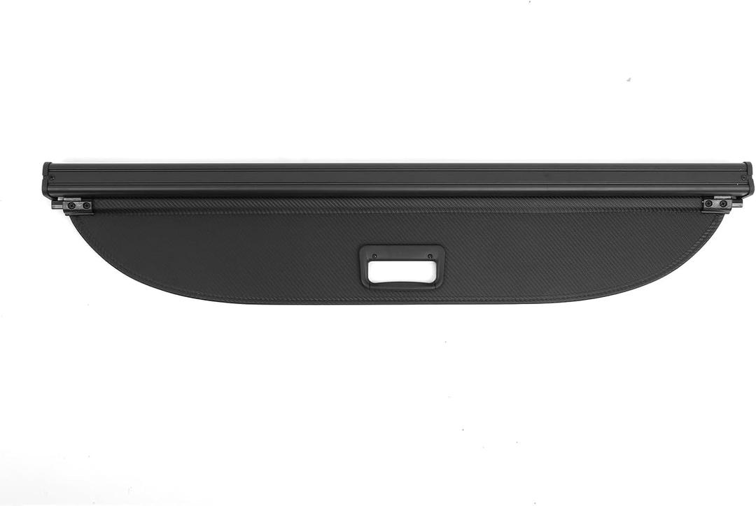 IKON MOTORSPORTS, Rear Retractable Cargo Cover Compatible with 2024-2026 Buick Envista, Trunk Security Luggage Shield Shade, Carbon Fiber Print