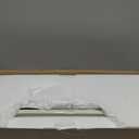 Elevated Ceramic Dog Bowl Set - Double Dog Feeding Bowls with Stand Splash Proof - Raised Dishes for Food and Water - Ideal for Small to Medium Dogs - 2 x 850 ml - 28.74 oz (White)