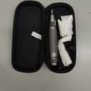 Conair Men Ear, Nose and Eyebrow Trimmer, Patented 360 Bevel Blade for No Pulls, Nicks or Cuts Guaranteed, Nose Hair Trimmer for Men, Non-Slip Grip, 5-Piece Kit with Travel Case (1 Count (Pack of 1))