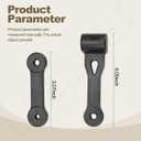 109808X 160793 Latch Assembly Bagger Hood Latch Straps Compatible with Craftsman/Husqvarna/Poulan Pro/Yard Pro Lawn Tractor for 42" and 46" Decks