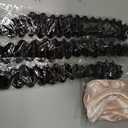 Crochet Hair for Black Women, Feather Crochet Hair, Deep Wave Miracle Knots, Pre-Separated Knotless Synthetic Fiber, 18 Inch, 150 Strands, Natural Black