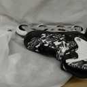 Kuxuan Boys Adjustable Inline Skates with Light up Wheels, Fun Illuminating Skates for Kids Girls Youth (Large(Kids 3-6 US), Black Came)