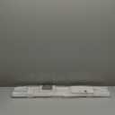 LazBlinds 1" Vinyl Mini Blinds - Cordless French Door Blinds for Privacy, Light Filtering Horizontal Shades for Front Door & Patio Sidelight, 26" W x 72" H, White